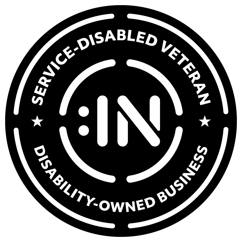 Disability:IN Service-Disabled Veteran Disability-Owned Business seal